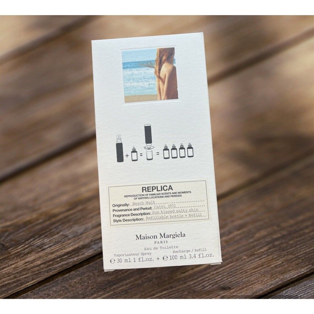 Maison Margiela Replica Beach Walk 2pcs Set, 30mL Spray+100mL Refill New Sealed